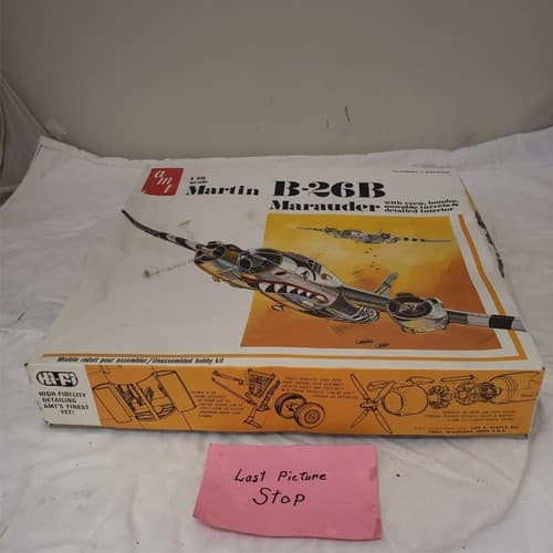 AMT 1/48 Martin B-26B Marauder Rare Vintage Model - Thumbnail 6
