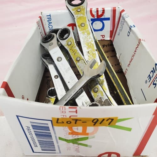 Lot of 11 Assorted Ratcheting Box End Wrench Set LOT-917 - Thumbnail 4