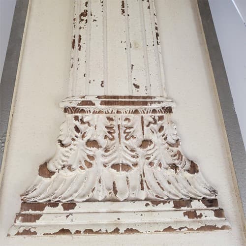 Old World Greek Roman Columns Wood Embossed Wall Art Panels Sculpture - Thumbnail 2