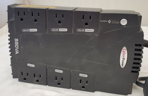 CyberPower 485VA 8 Outlet Surge Protector UPS - NO BATTERY INCLUDED #24 - Thumbnail 2