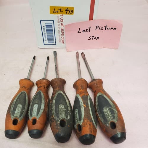 Lot of 5 Witte Flat Head & Phillips Head Screwdrivers LOT-933 - Thumbnail 7