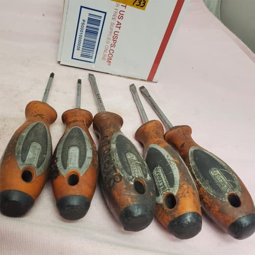 Lot of 5 Witte Flat Head & Phillips Head Screwdrivers LOT-933 - Thumbnail 4