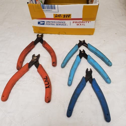 Lot of 5 Xuron Micro-Shear Flush Cutters LOT-888 - Thumbnail 4
