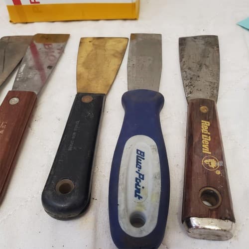 Lot of 6 Assorted Various Brands Putty knives LOT-828 - Thumbnail 4