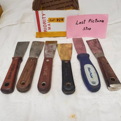 Lot of 6 Assorted Various Brands Putty knives LOT-828 - Thumbnail 5