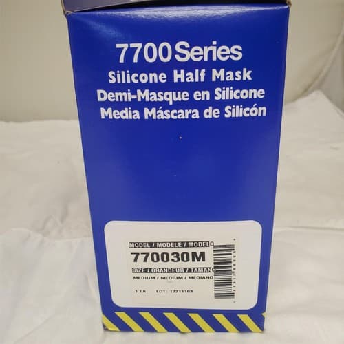 North Safety 7700-Series Respirator Silicone Half Mask 770030 Medium - Thumbnail 7