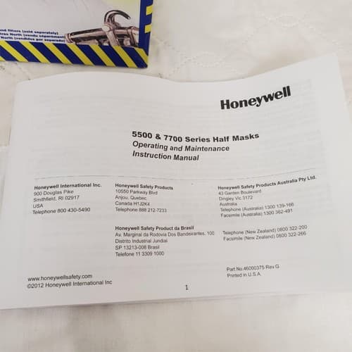 North Safety 7700-Series Respirator Silicone Half Mask 770030 Medium - Thumbnail 13