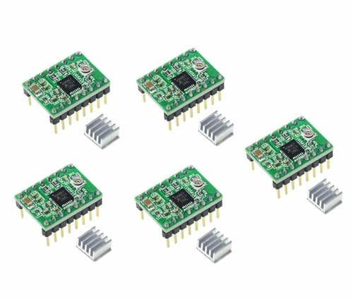5 X StepStick Stepper Motor Drivers A4988 for 3D Printers - Image 1