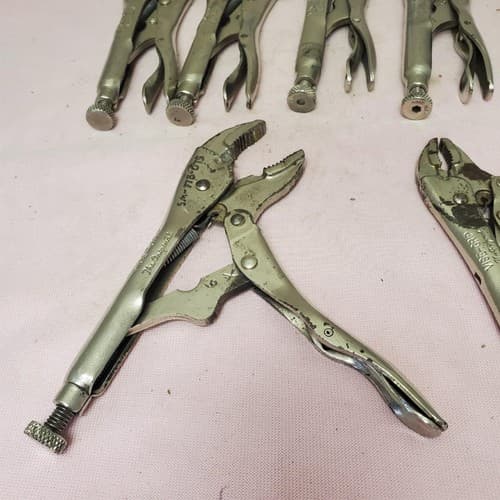 Lot of 6 Vise-Grip Locking Pliers Set LOT-787 - Thumbnail 7