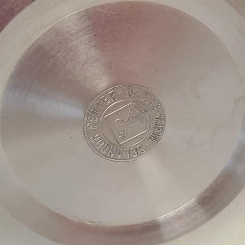 Lot of 4 Pewter Selangor Mug mermaid handle Tankard - Thumbnail 3