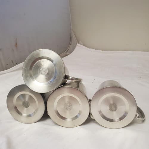 Lot of 4 Pewter Selangor Mug mermaid handle Tankard - Thumbnail 5