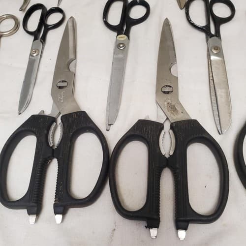 Lot of 15 Assorted Cutting Shears Pinking Scissors LOT-972 - Thumbnail 4
