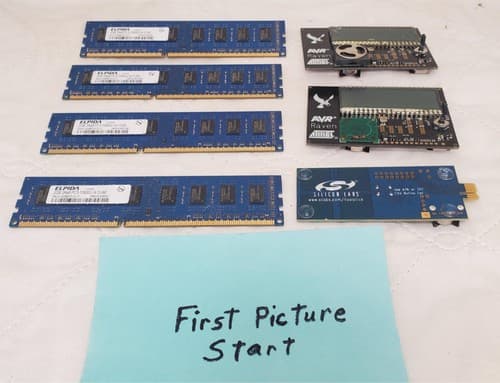 Lot of Computer RAM Sticks AVR Raven Elpida PC3-10600U - Image 1