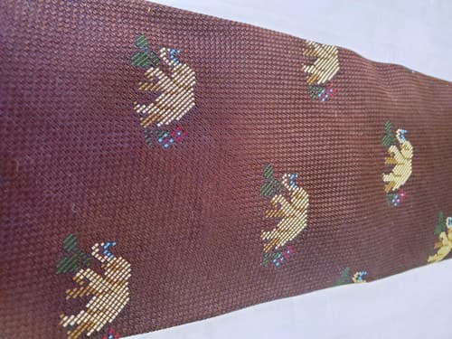 Paul Stuart Multicolor 100% Silk Men's Neck Tie - Thumbnail 2