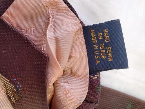 Paul Stuart Multicolor 100% Silk Men's Neck Tie - Thumbnail 5