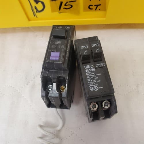 Large Lot of 47 Used Circuit Breakers Assorted #15 - Thumbnail 6