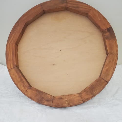 Beautiful Aztec Mayan Calendar Hand Carved Wooden Art - Thumbnail 11