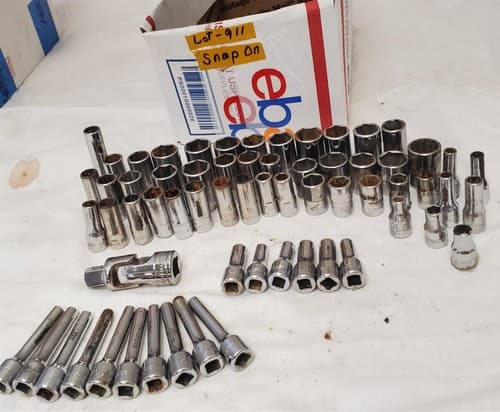 Lot of 64 pc Assorted Snao on Sockets, Chrome LOT-911 - Image 1