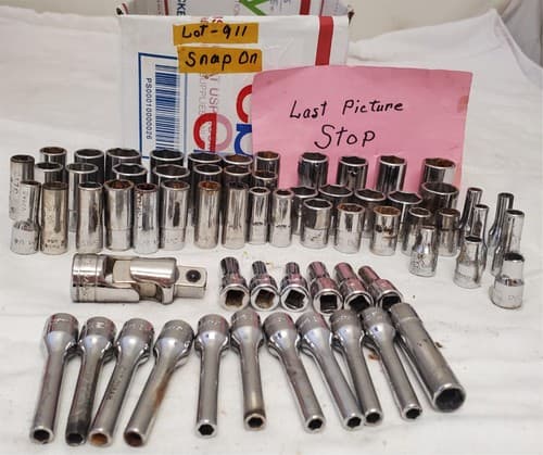 Lot of 64 pc Assorted Snao on Sockets, Chrome LOT-911 - Thumbnail 10