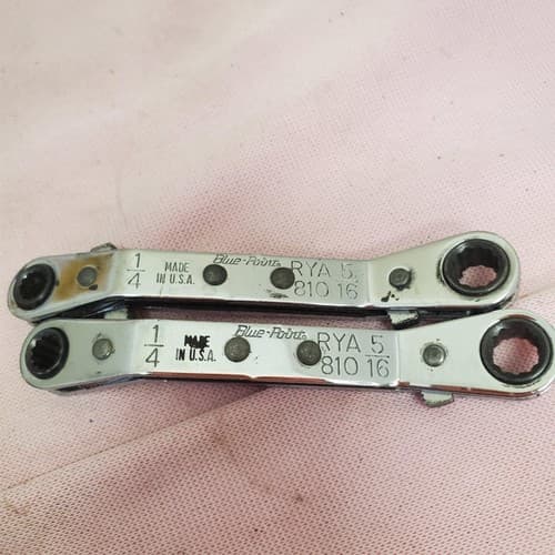 Lot of 5 Assorted Ratcheting Box End Wrench Set LOT-492 - Thumbnail 4