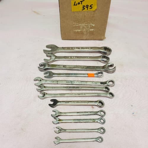 Lot of 12 Assorted Open End Combination Wrench Set LOT-395 - Thumbnail 6