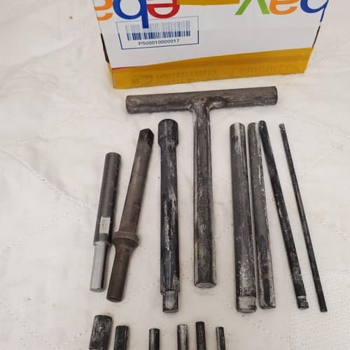 Lot of 19 Assorted Mixed Pin Punches & Chisels Set Hand Tools LOT-895 - Thumbnail 6