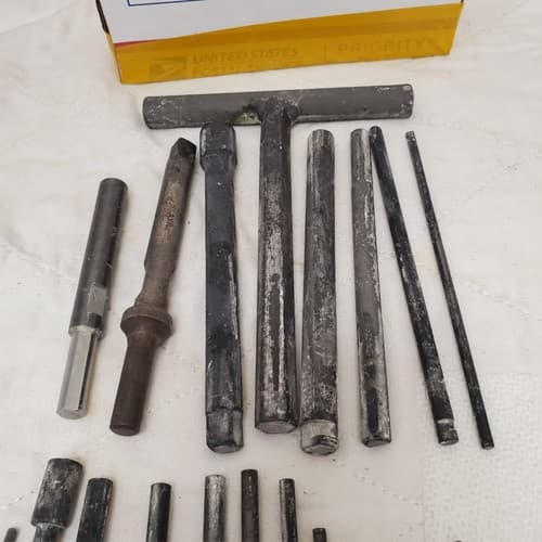 Lot of 19 Assorted Mixed Pin Punches & Chisels Set Hand Tools LOT-895 - Thumbnail 4