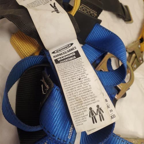 Werner Model C111106 Litefit Plus Construction Harness ML/MG - Thumbnail 7