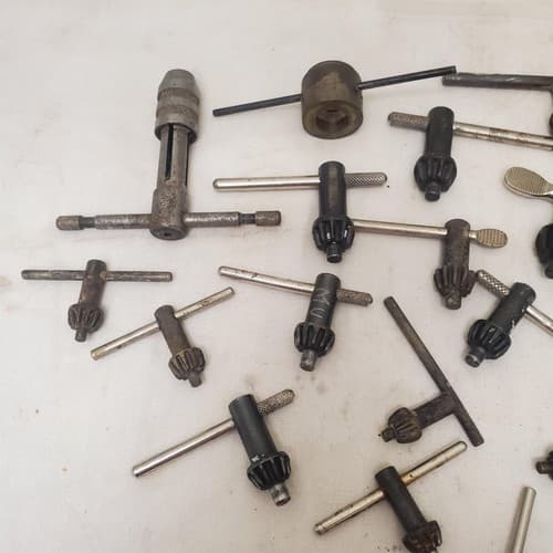 Lot of 37 Assorted Drill Chuck Keys Jacobs & More LOT-817 - Thumbnail 4