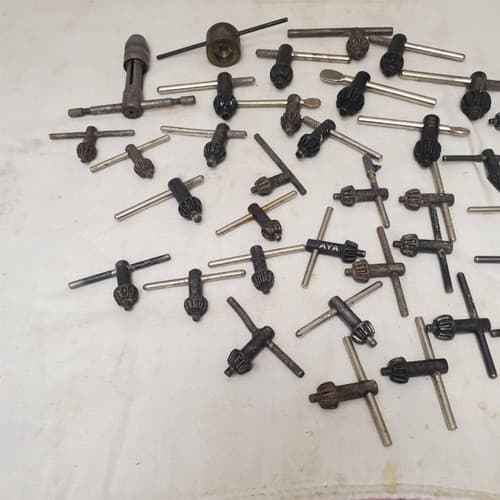 Lot of 37 Assorted Drill Chuck Keys Jacobs & More LOT-817 - Thumbnail 7