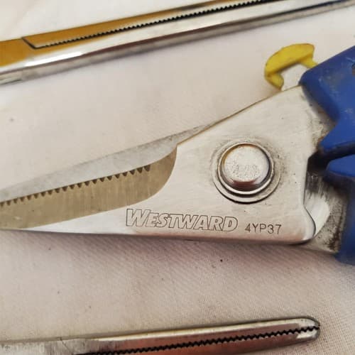 Lot of 9 Assorted Shears Scissors & Crimping Tool LOT-878 - Thumbnail 8