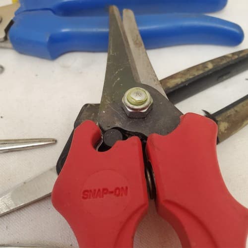 Lot of 9 Assorted Shears Scissors & Crimping Tool LOT-878 - Thumbnail 9