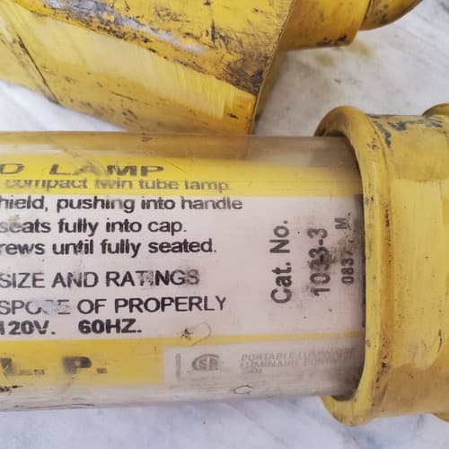 Vintage Fluorescent Hand Lamp Fluorescent Light - Thumbnail 5