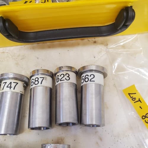 Lot of 10 Assorted Precision Steel Bushing Dies Set LOT-852 - Thumbnail 5