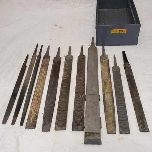 Lot Of 11 Assorted Metal Wood Hand Files LOT-893 - Image 1
