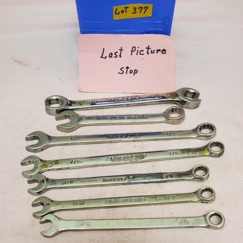 Lot of 7 Armstrong & Matco Combination Wrench Set LOT-377 - Thumbnail 9