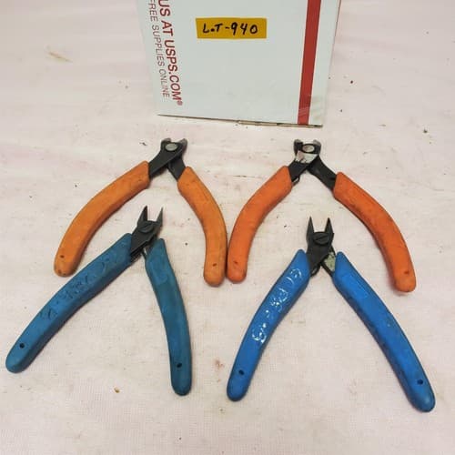 Lot of 4 Xuron Micro-Shear Flush Cutters LOT-940 - Image 1