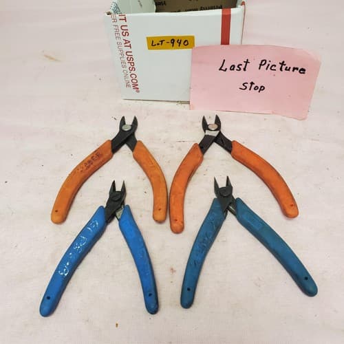 Lot of 4 Xuron Micro-Shear Flush Cutters LOT-940 - Thumbnail 6