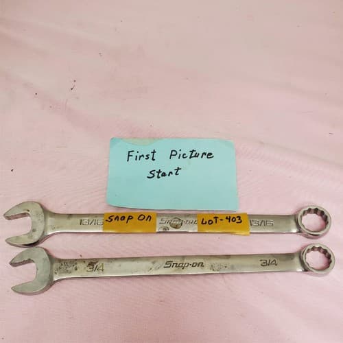 Snap on OEX Series 13/16" OEX26B & 3/4" OEX24B Combination Wrenches LOT-403 - Image 1
