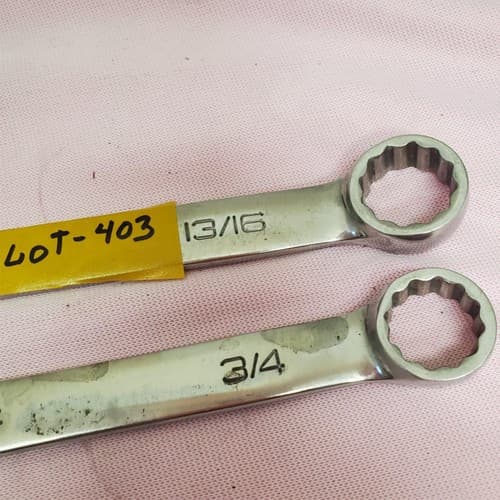 Snap on OEX Series 13/16" OEX26B & 3/4" OEX24B Combination Wrenches LOT-403 - Thumbnail 4