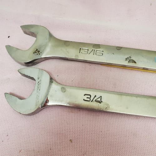 Snap on OEX Series 13/16" OEX26B & 3/4" OEX24B Combination Wrenches LOT-403 - Thumbnail 7