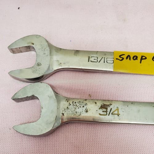 Snap on OEX Series 13/16" OEX26B & 3/4" OEX24B Combination Wrenches LOT-403 - Thumbnail 3