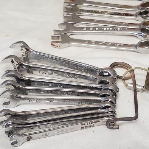 Lot of 34 Assorted Snap on Combination Wrench Set LOT-1036 - Thumbnail 5