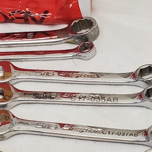 Lot of 34 Assorted Snap on Combination Wrench Set LOT-1036 - Thumbnail 12