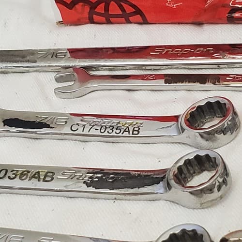 Lot of 34 Assorted Snap on Combination Wrench Set LOT-1036 - Thumbnail 11