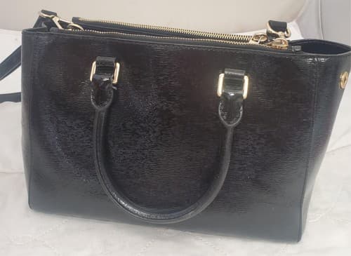 Michael Kors Sutton Satchel Black Leather Handbag - Thumbnail 7