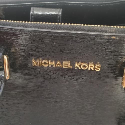 Michael Kors Sutton Satchel Black Leather Handbag - Thumbnail 4