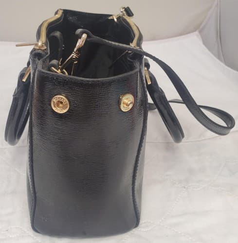 Michael Kors Sutton Satchel Black Leather Handbag - Thumbnail 8