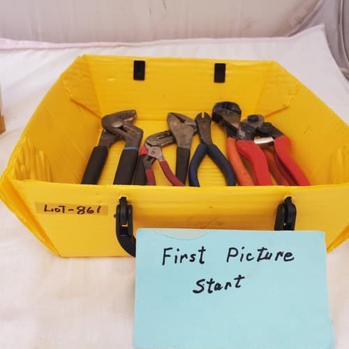 Lot of 6 Assorted Mechanic's Pliers Set LOT-861 - Thumbnail 2