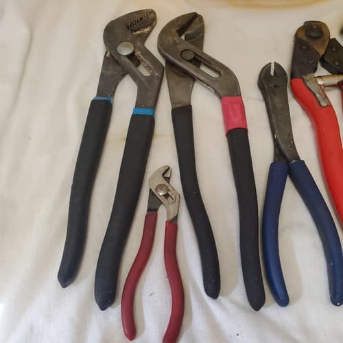 Lot of 6 Assorted Mechanic's Pliers Set LOT-861 - Thumbnail 4